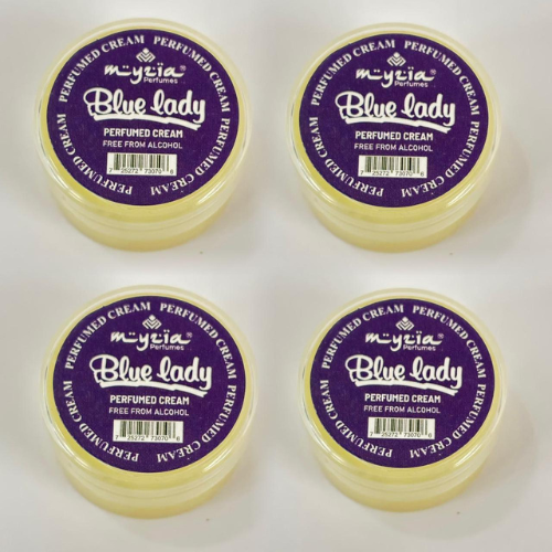 Blue lady perfumed cream