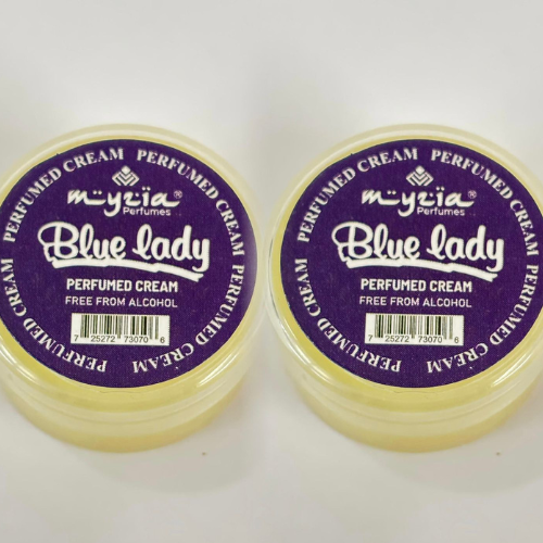 Blue lady perfumed cream